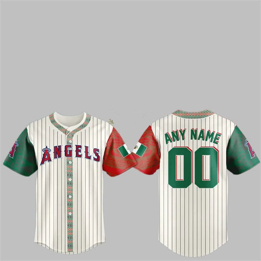 2025 LA Angels Mexican Heritage Night Jersey - Grishko.com