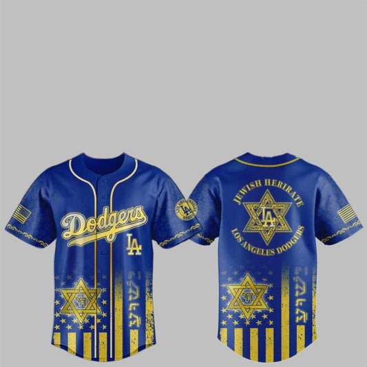 2025 LA Dodgers Jewish Heritage Night Jersey - Grishko.com