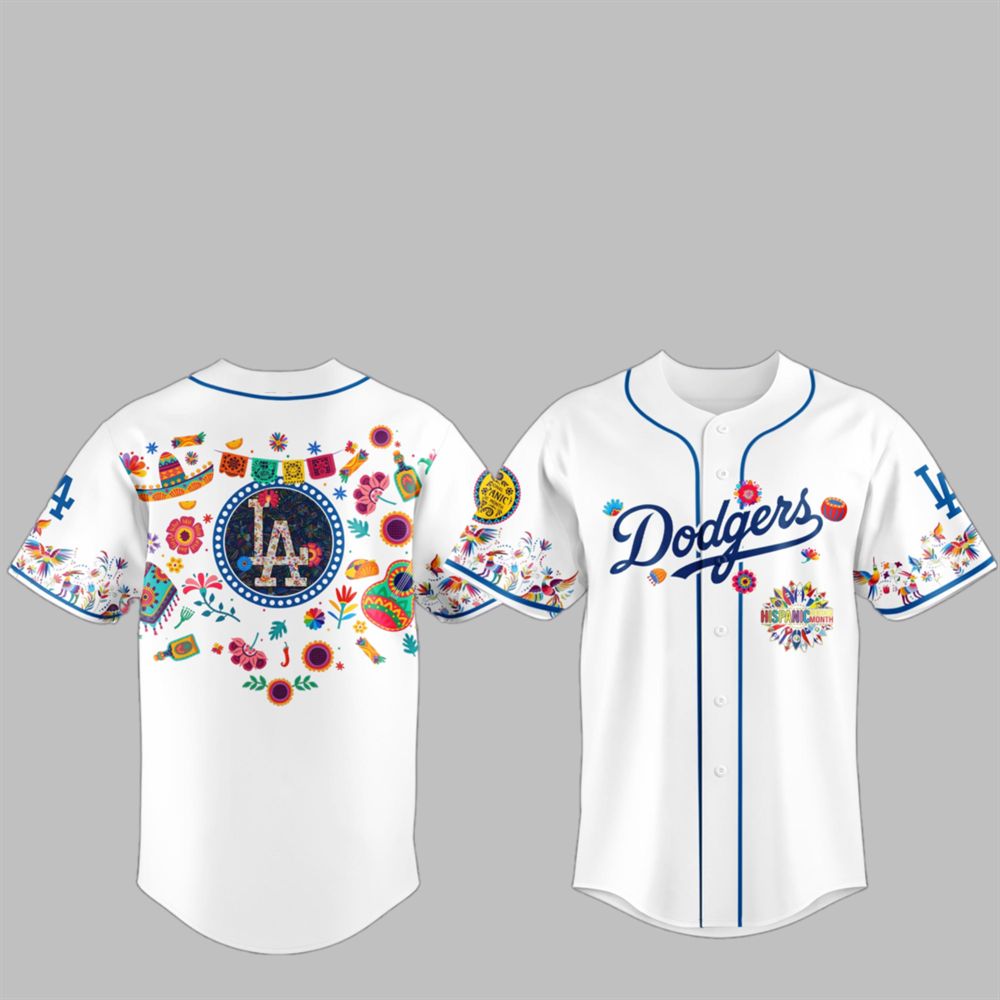 2025 LA Dodgers National Hispanic Heritage Month Jersey - Grishko.com