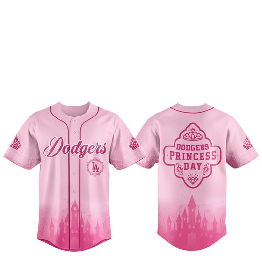 2025 LA Dodgers Princess Day Baseball Jersey - Grishko.com