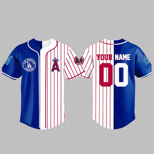 2025 LA Dodgers x LA Angels Jersey - Grishko.com