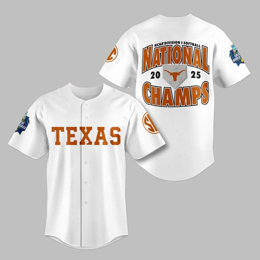 2025 Longhorn Division i Softball National Champs Jersey - Grishko.com