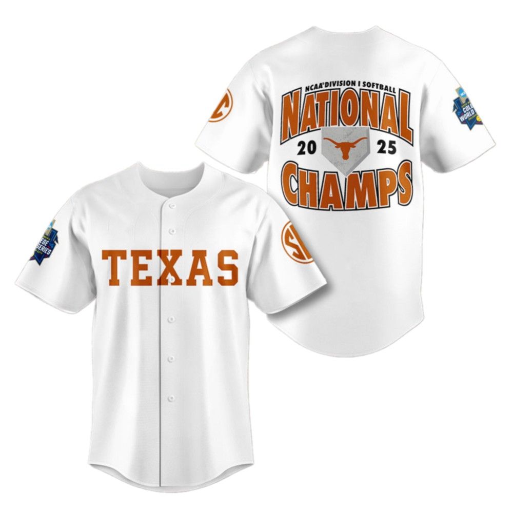 2025 Longhorn Division i Softball National Champs Jersey - Grishko.com