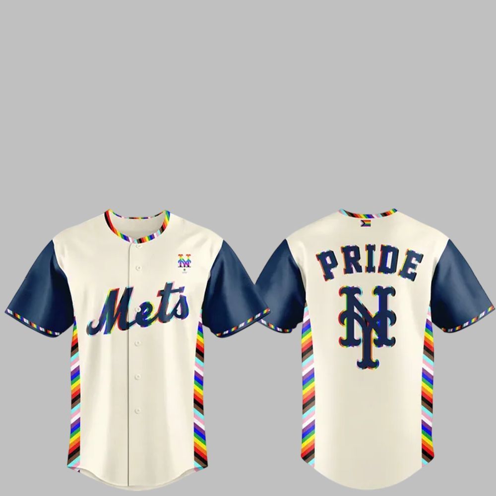 2025 Mets Happy Pride Month Jersey - Grishko.com