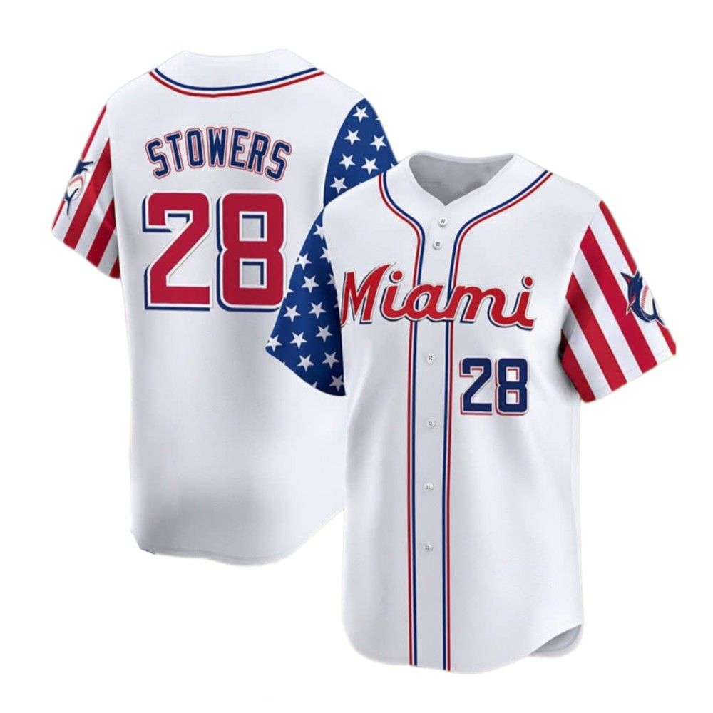2025 Miami Stowers Fouth Of July Jersey - Grishko.com