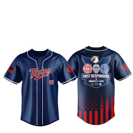 2025 Minnesota Twins First Responders Night Jersey - Grishko.com