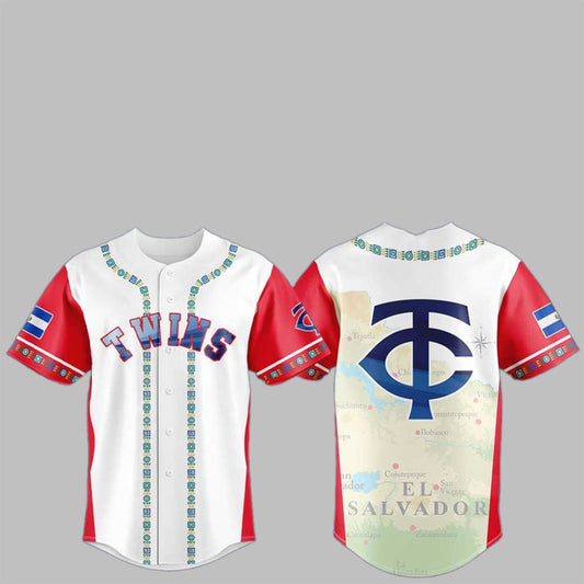 2025 Minnesota Twins Salvadoran Heritage Jersey - Grishko.com