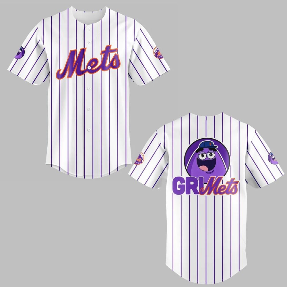 2025 NY Mets Grimace Jersey - Grishko.com