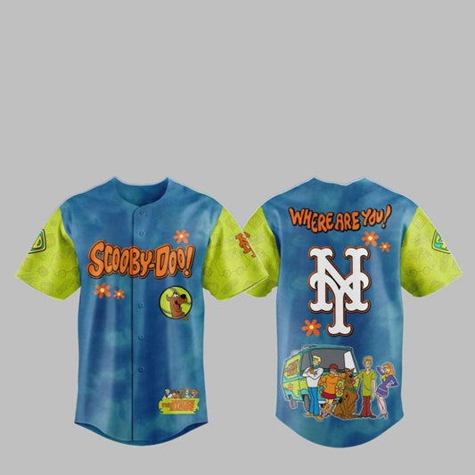 2025 NY Mets Scooby-Doo Baseball Jersey - Grishko.com