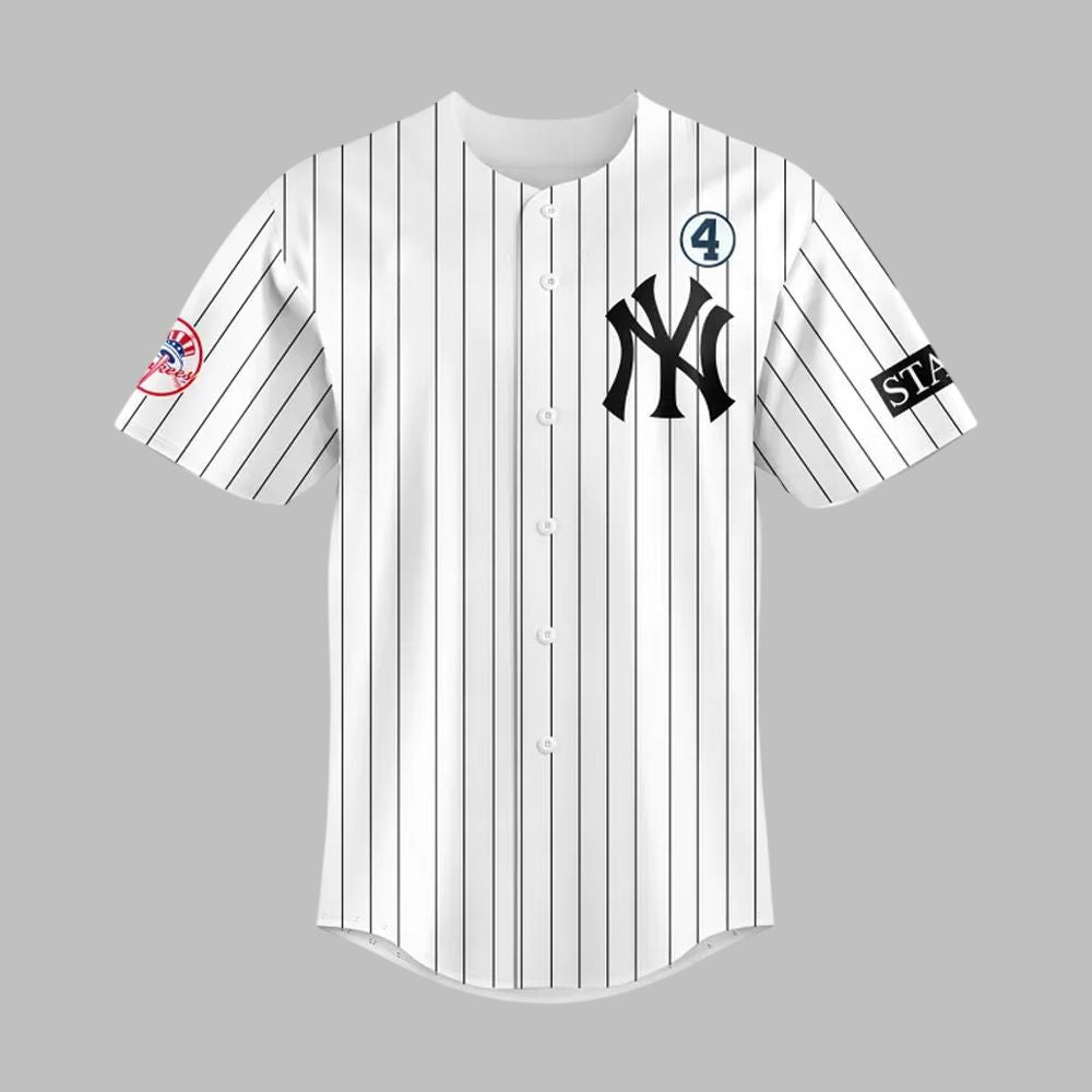 2025 NY Yankees 4 The Iron Horse Jersey - Grishko.com