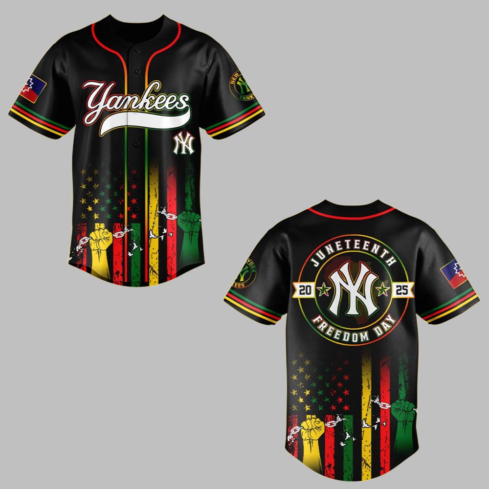 2025 Yankees Juneteenth Day Jersey - Grishko.com