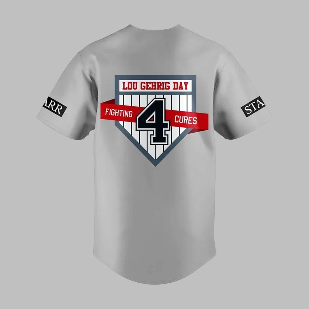 2025 NY Yankees Lou Gehrig Day Jersey - Grishko.com
