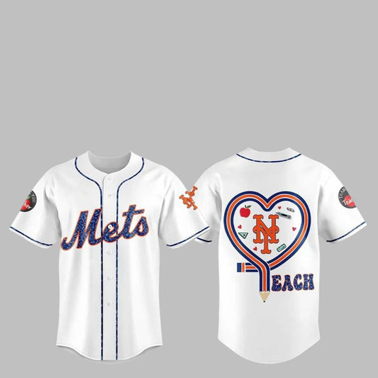 2025 New York Mets Teacher Appreciation Jersey - Grishko.com