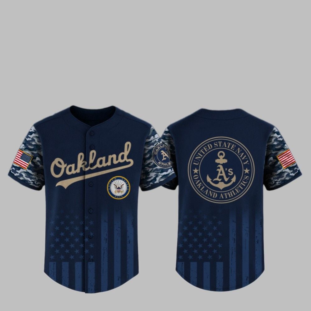 2025 Oakland US Navy Appreciation Night Jersey - Grishko.com