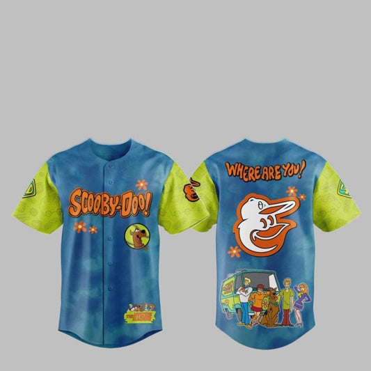 2025 Orioles Scooby-Doo Baseball Jersey - Grishko.com