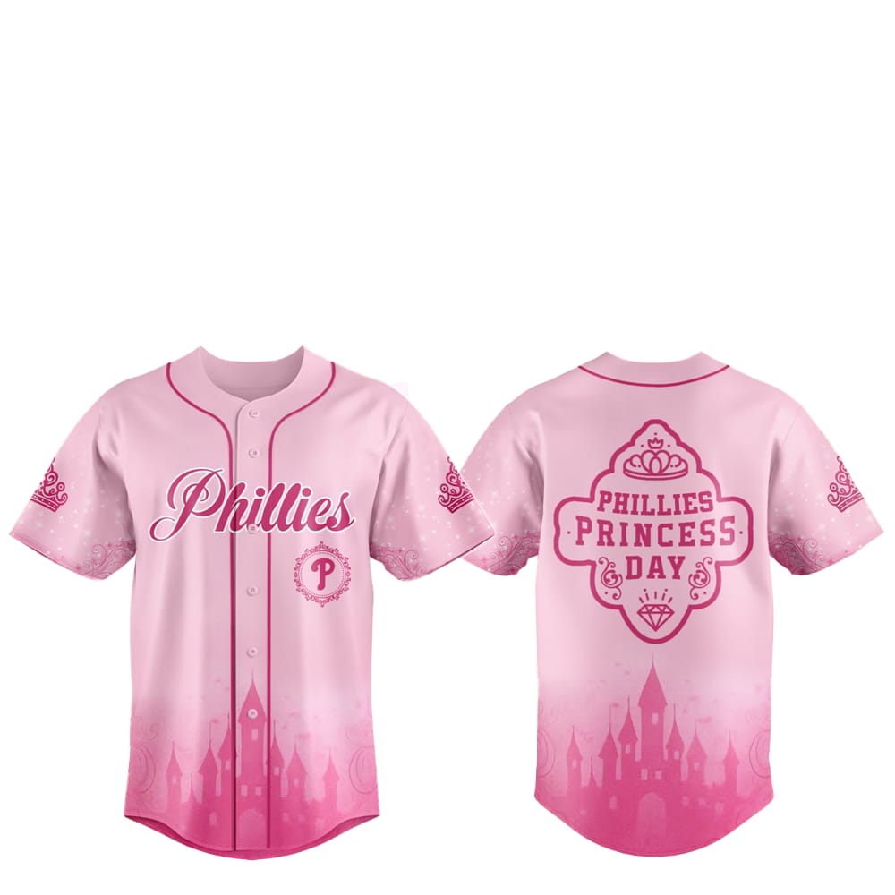 2025 Philadelphia Phillies Princess Day Baseball Jersey - Grishko.com