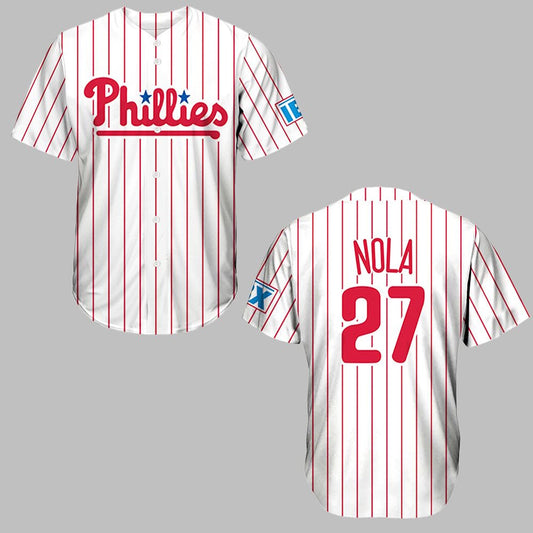 2025 Phillies Independence Aaron Nola Jersey Giveaway - Grishko.com