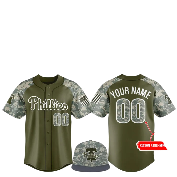2025 Phillies Salute to Service Night Jersey - Grishko.com