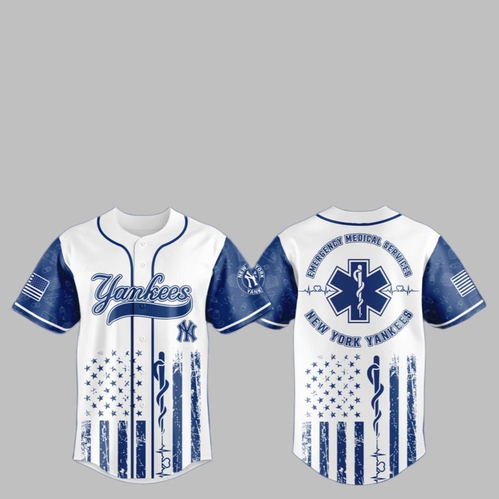 2025 Rangers x Emergency Medical Technician Appreciation Night Jersey - Grishko.com