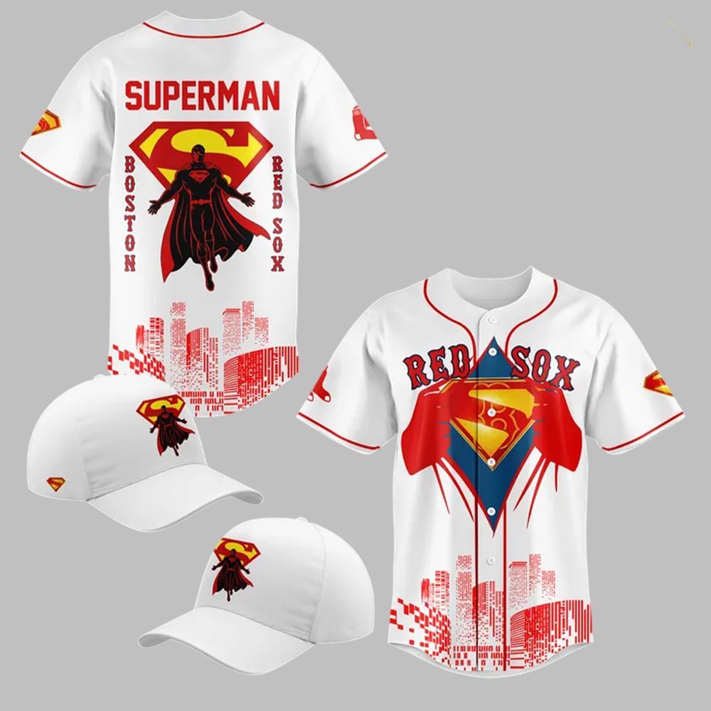 2025 Red Sox Superman Night Jersey - Grishko.com