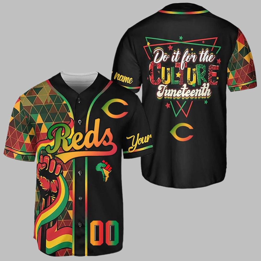 2025 Reds Juneteenth Day Jersey - Grishko.com