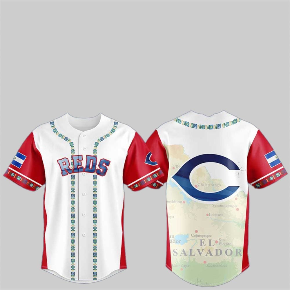 2025 Reds Salvadoran Heritage Jersey - Grishko.com