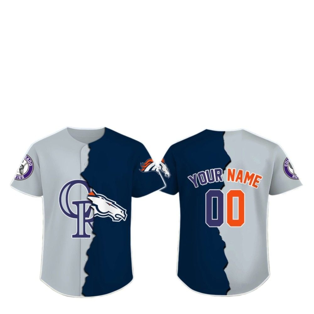 2025 Rockies x Broncos Football Jersey - Grishko.com