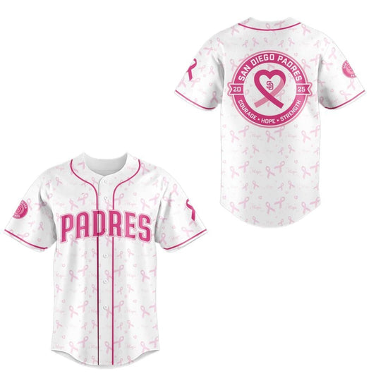 2025 SD Padres Cancer Awareness Night Jersey - Grishko.com