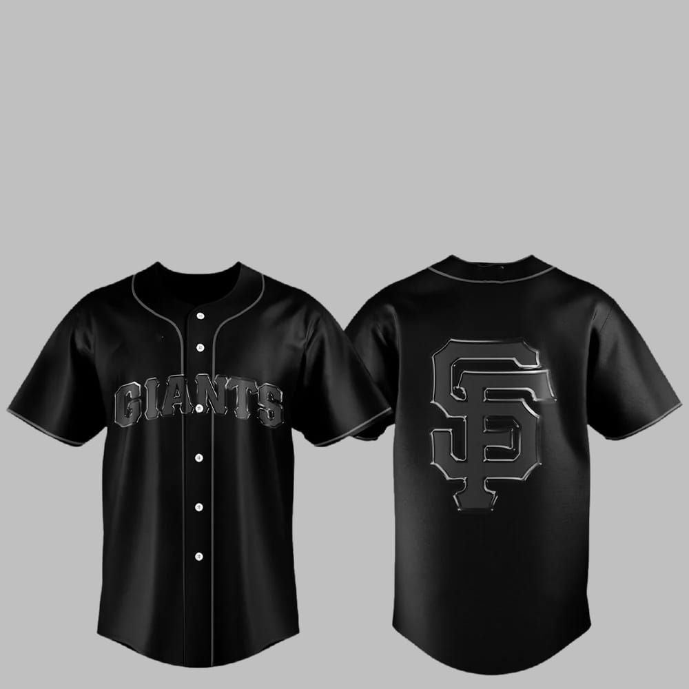 2025 SF Giants Back In Black Jersey - Grishko.com