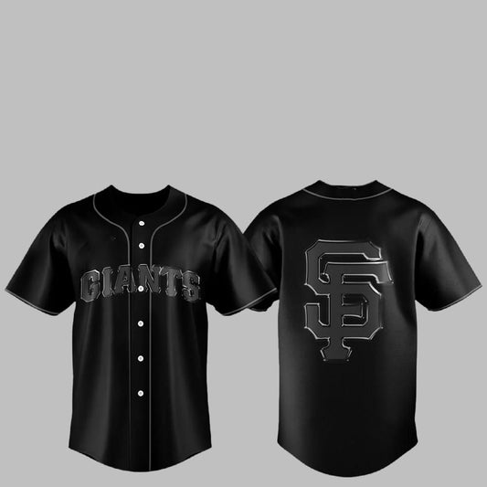 2025 SF Giants Back In Black Jersey - Grishko.com
