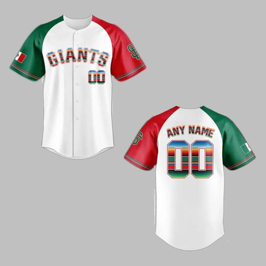 2025 SF Giants Mexican Heritage Night Jersey - Grishko.com