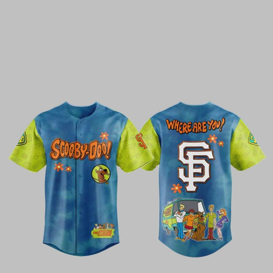 2025 SF Giants Scooby-Doo Baseball Jersey - Grishko.com