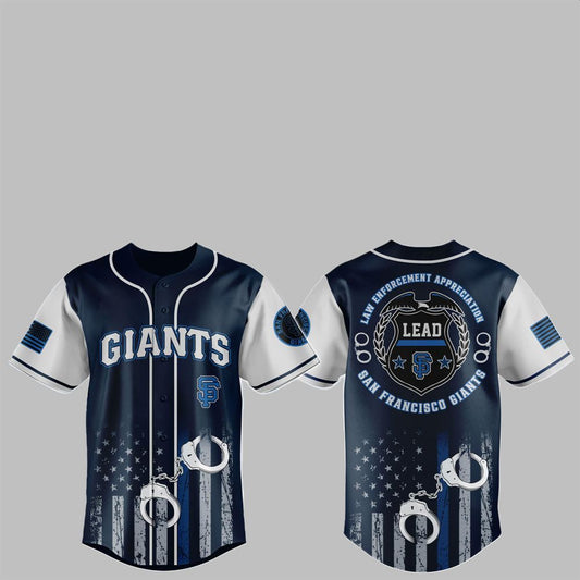 2025 SF Giants x Law Enforcement Appreciation Day Jersey - Grishko.com