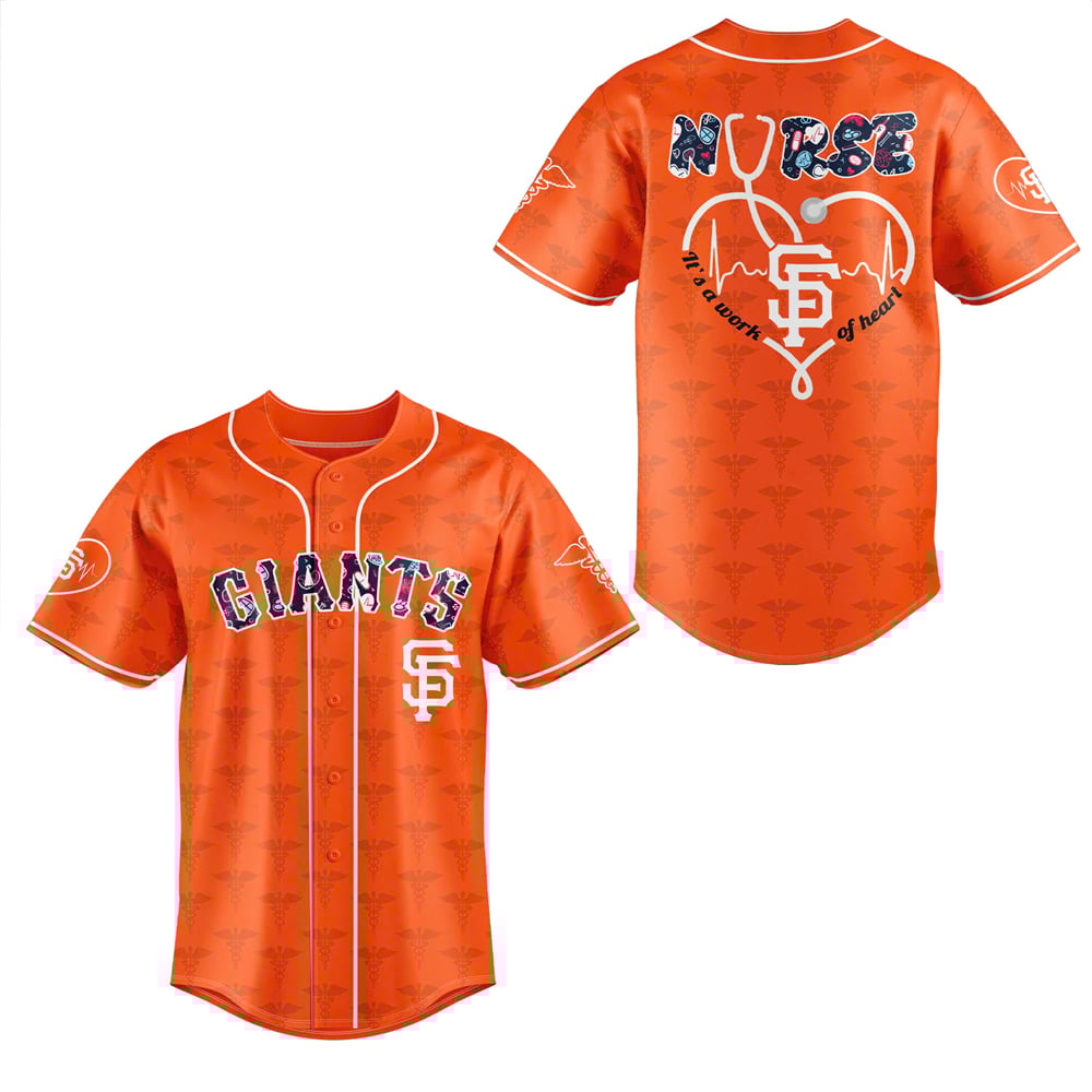 2025 San Francisco Giants NURSES NIGHT Jersey - Grishko.com