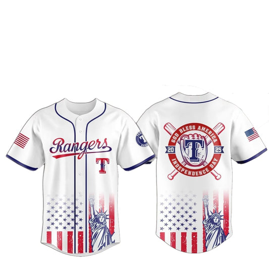 2025 Texas Rangers 4th Of July Independence Day Jersey - Grishko.com