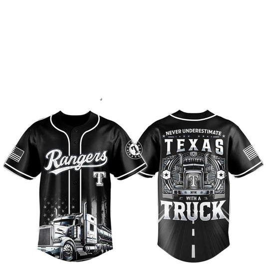 2025 Texas Rangers Truck Driver Appreciation Baseball Jersey Jogger Hat - Grishko.com