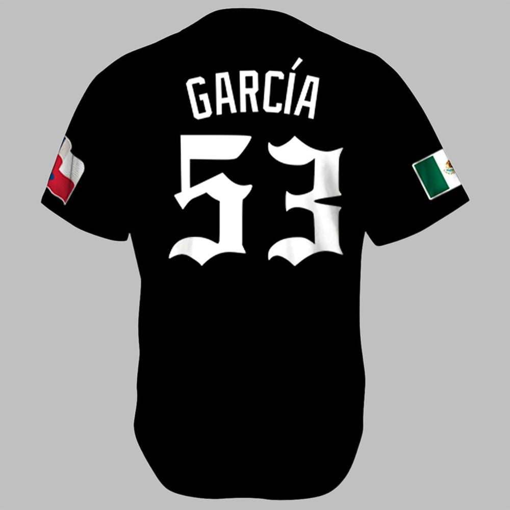 2025 Texas Tejanos Garcia 53 Jersey - Grishko.com