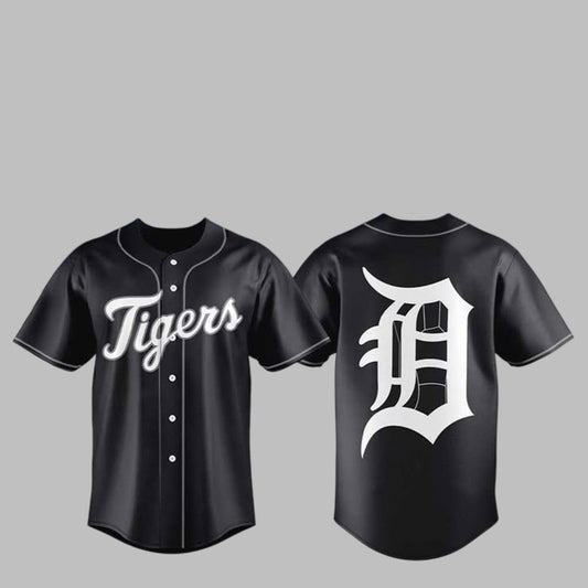 2025 Tigers Black Lights Out Jersey - Grishko.com