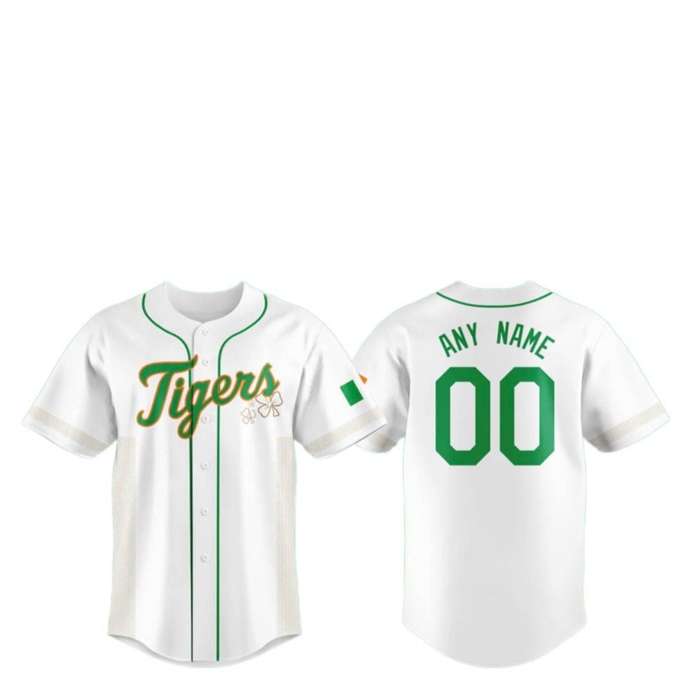 2025 Tigers Irish Heritage Night Jersey - Grishko.com