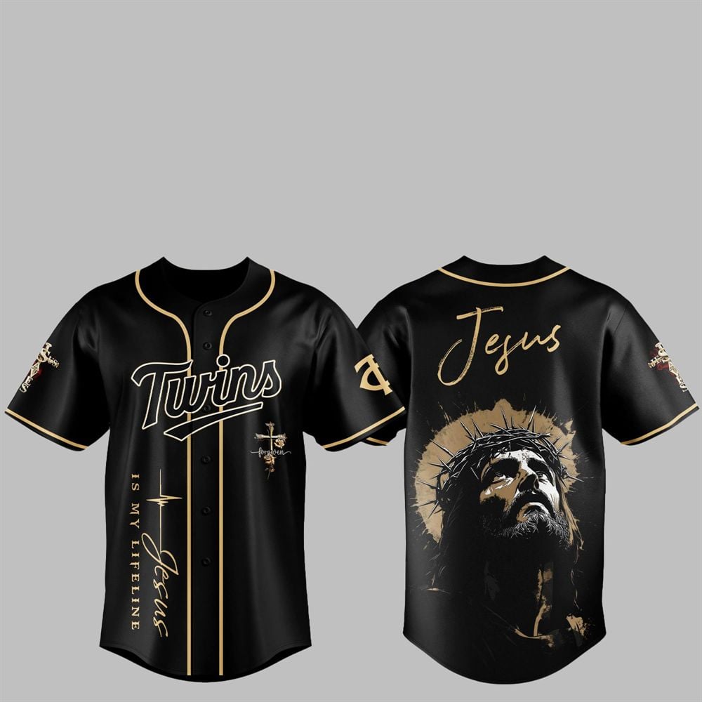 2025 Twins Jesus Baseball Jersey - Grishko.com