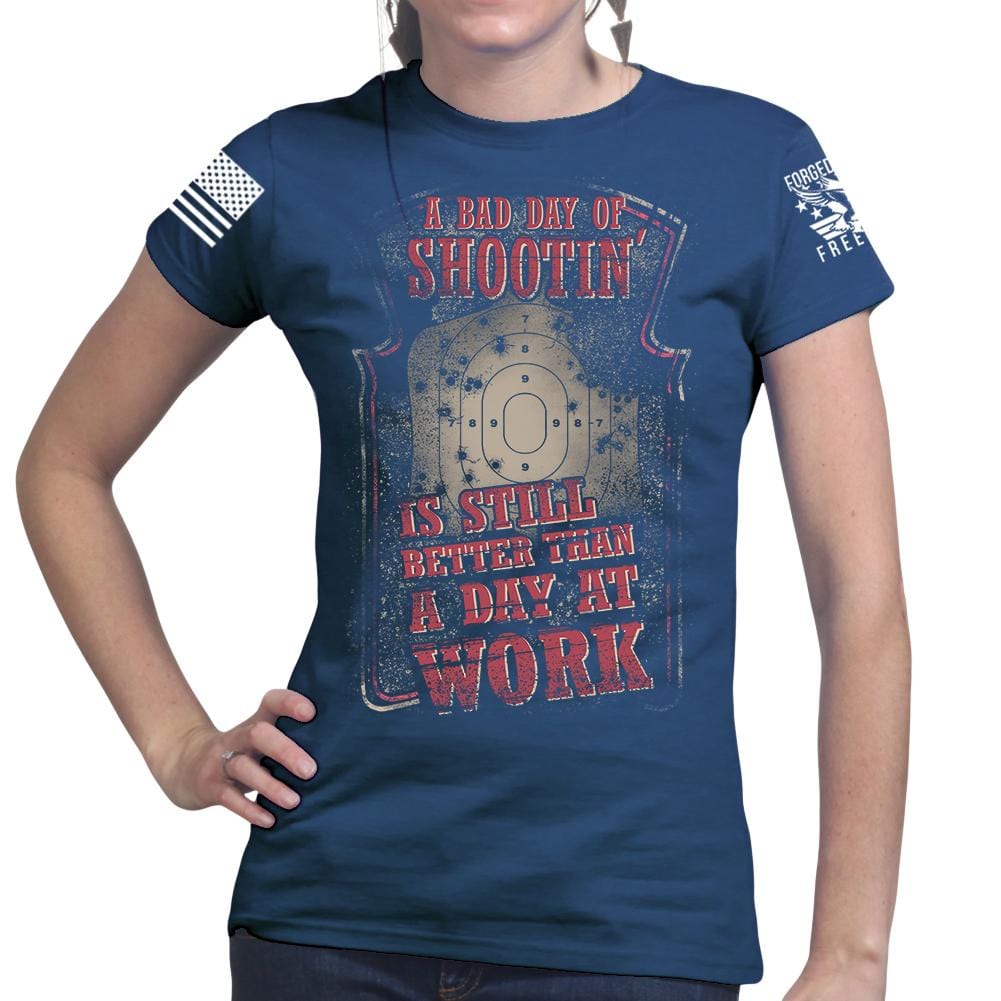 Ladies Bad Day of Shooting T-shirt