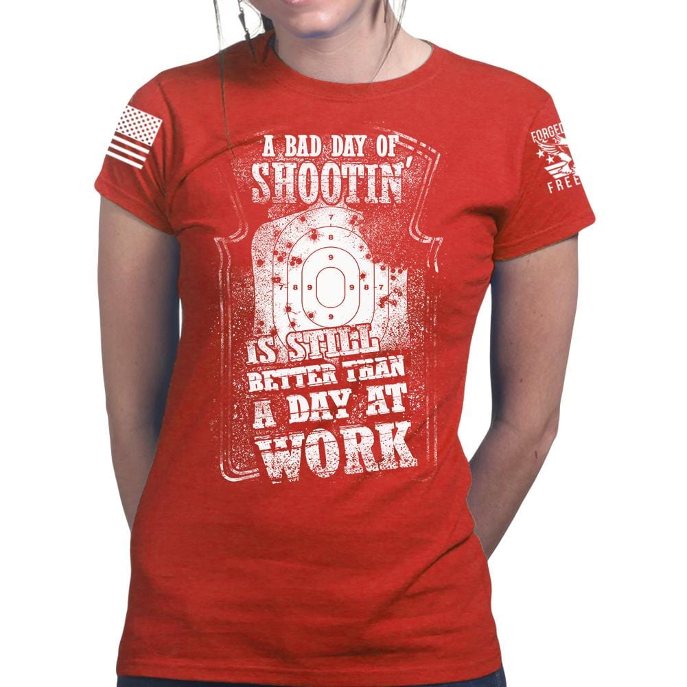 Ladies Bad Day of Shooting T-shirt