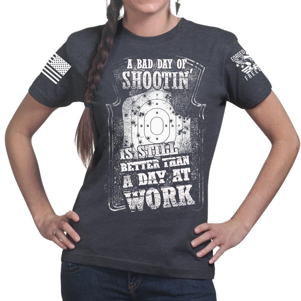 Ladies Bad Day of Shooting T-shirt