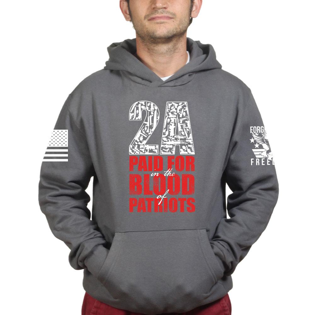 2A Paid For In Blood of Patriots Hoodie