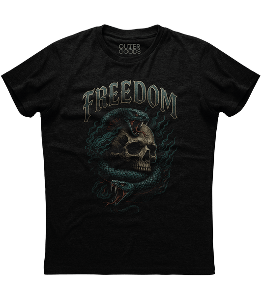 Freedom Snakes & Skull T-Shirt (O)