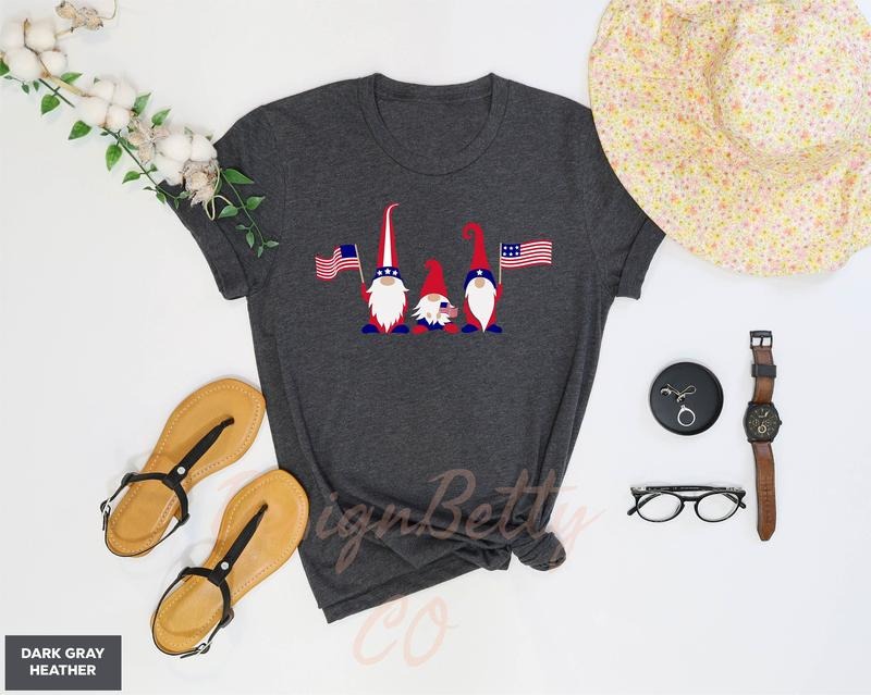 4th Of July Gnomes Shirt Gnome Shirt Fourth Of July Shirt American Flag Shirt Independence Day Gift 4th Of July Shirt Patriotic Shirt