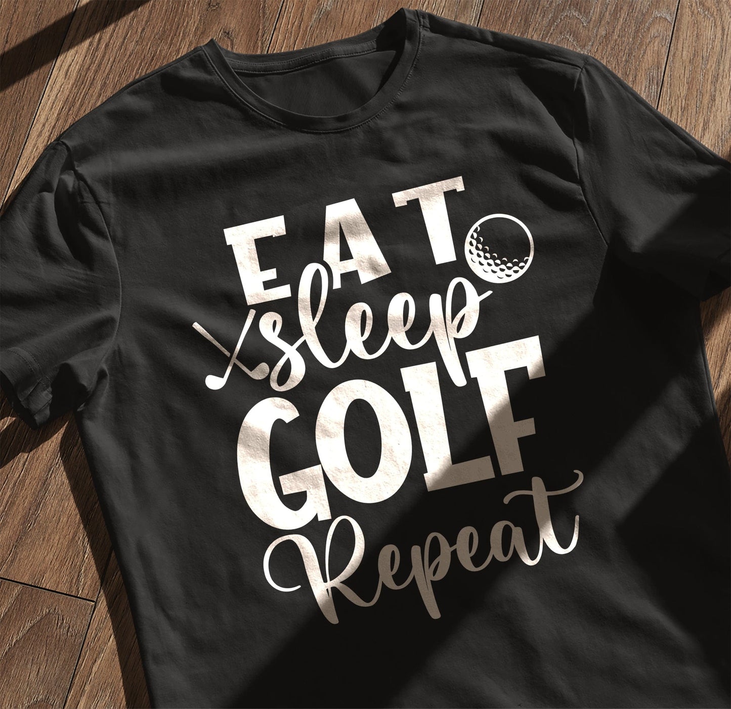 Golf-100 T-shirt: Eat, Sleep, Golf,