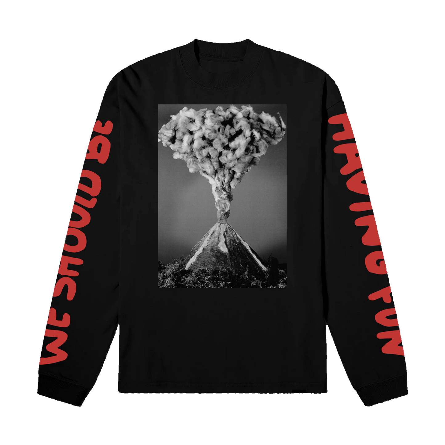 "Grey Volcano" Long Sleeve T-Shirt