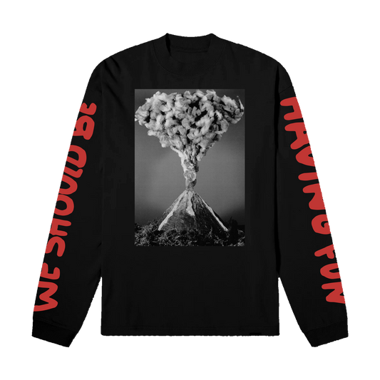 "Grey Volcano" Long Sleeve T-Shirt