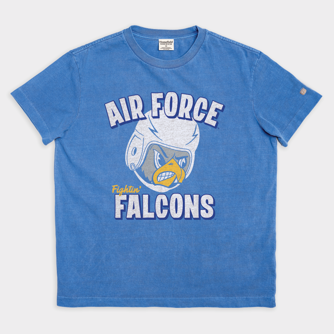 Air Force Fightin Falcons Football Vintage Heavyweight Tee Style001